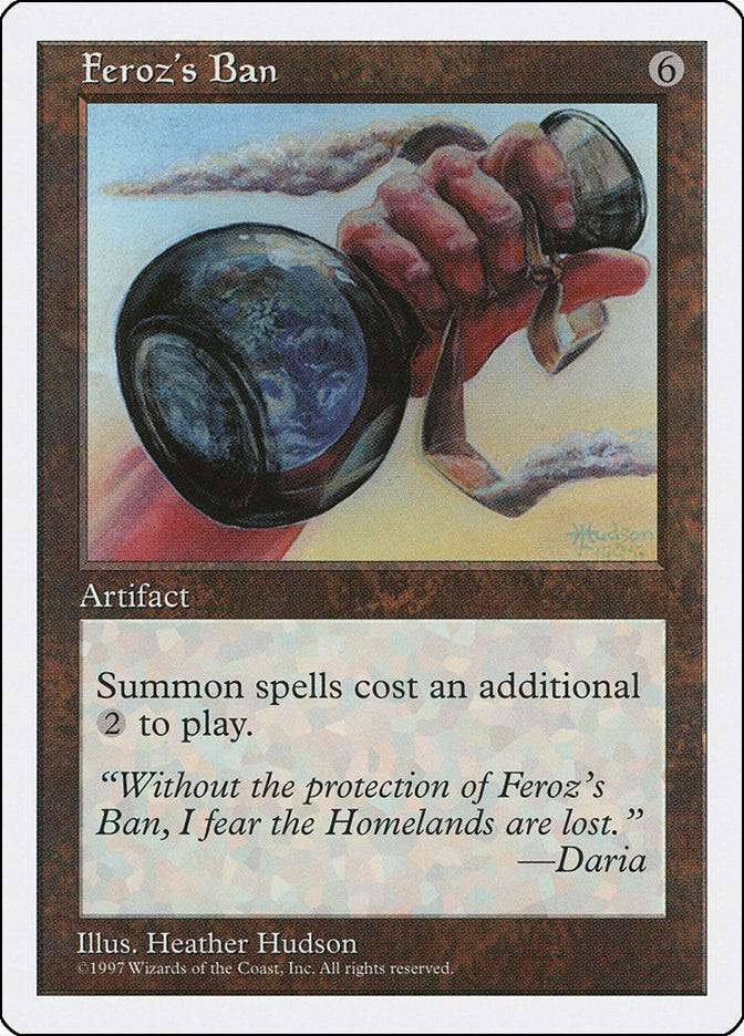 Image for Feroz's Ban (Fifth Edition) - Magic: The Gathering