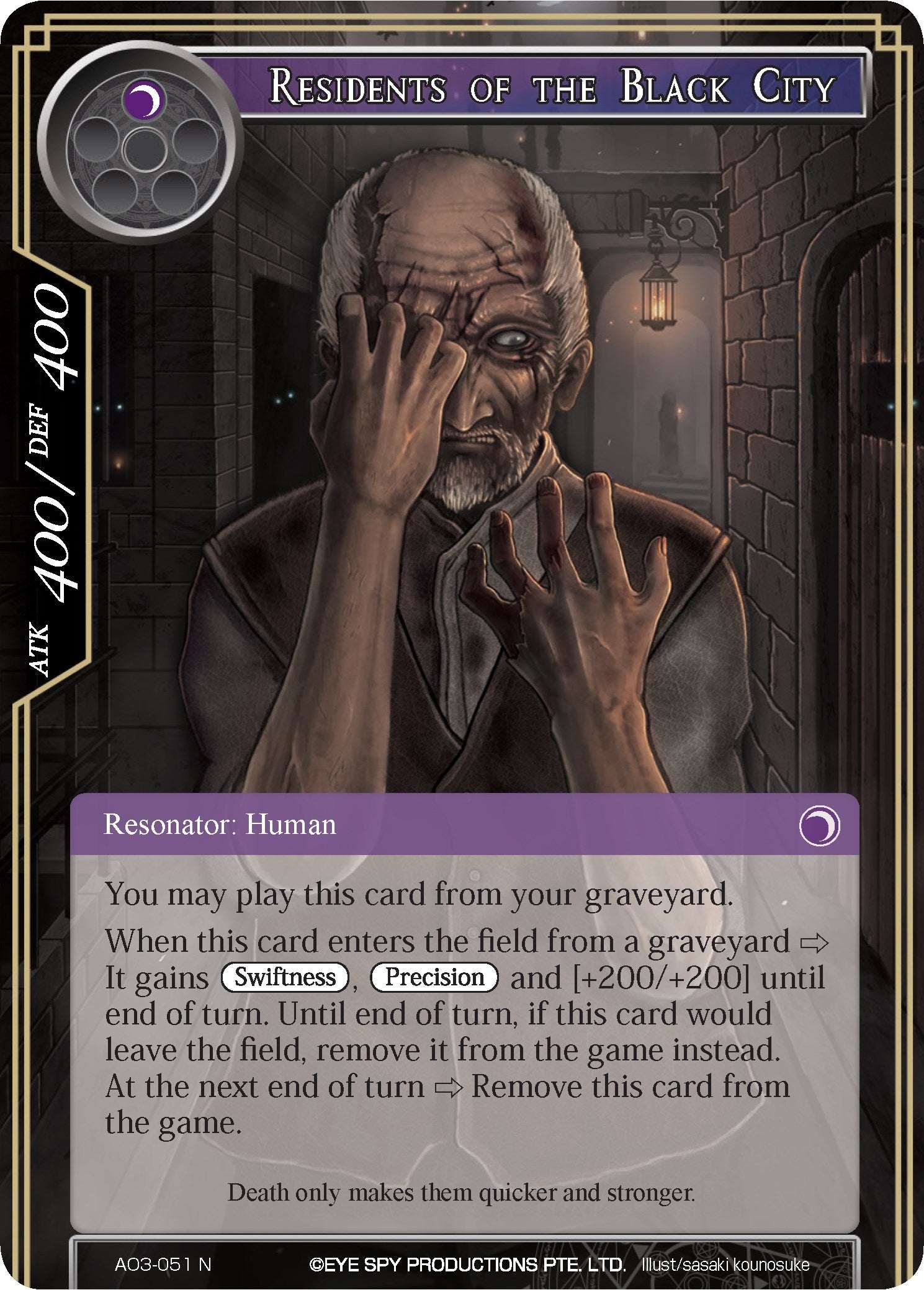 Image for Residents of the Black City (Alice Origin III) (AO3-051) - Force of Will