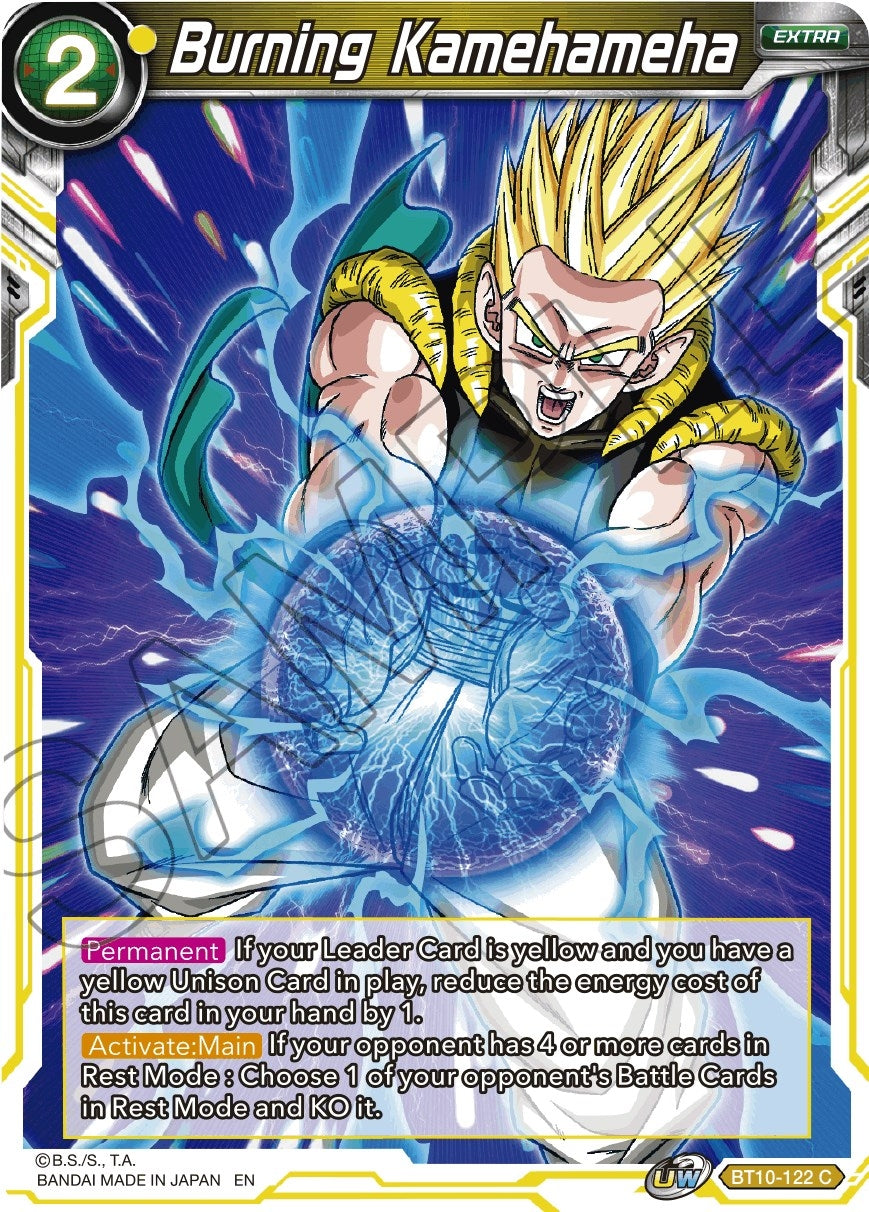 Image for Burning Kamehameha (Rise of the Unison Warrior) (BT10-122) - Dragon Ball Super: Masters