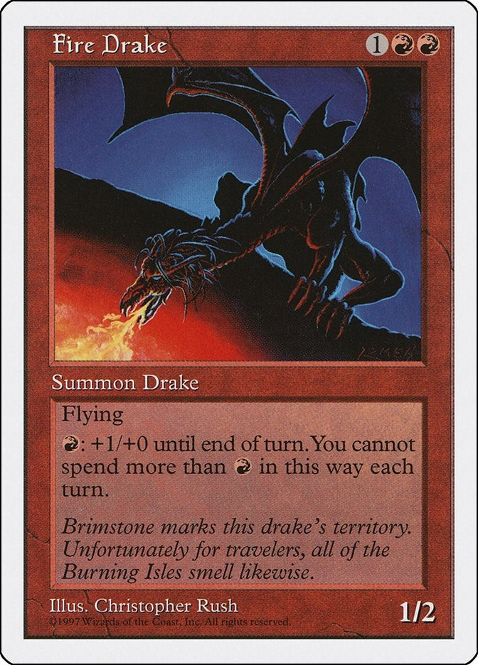Image for Fire Drake (Fifth Edition) - Magic: The Gathering