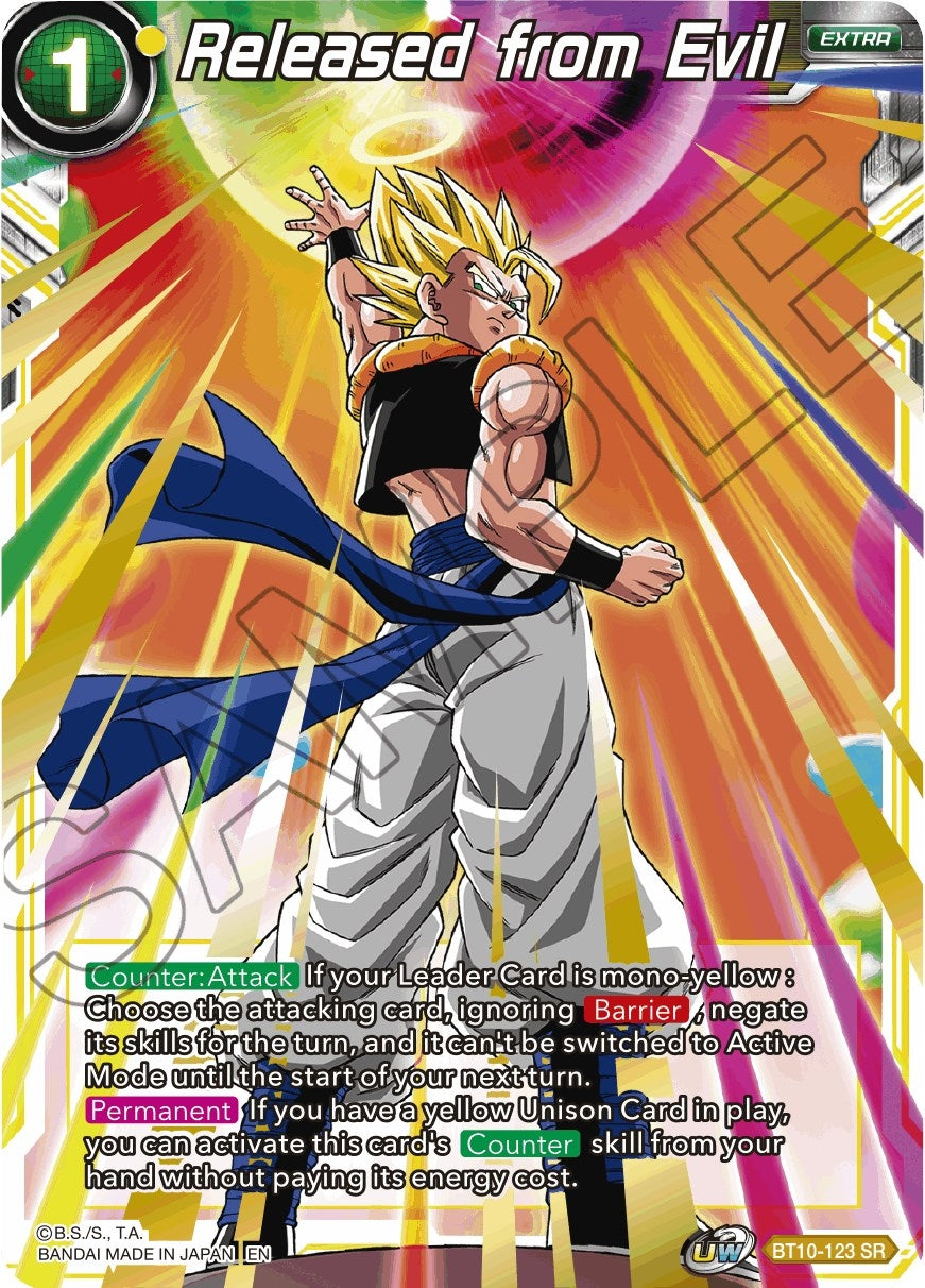 Image for Released from Evil (Rise of the Unison Warrior) (BT10-123) - Dragon Ball Super: Masters