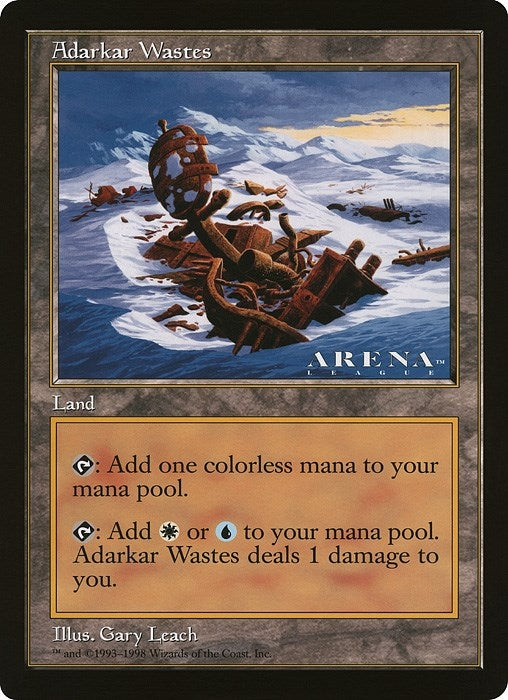 Image for Adarkar Wastes (Arena League) (Oversize Cards) - Magic: The Gathering