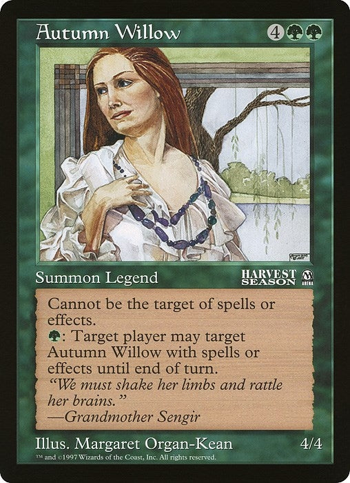 Image for Autumn Willow (Arena League) (Oversize Cards) - Magic: The Gathering