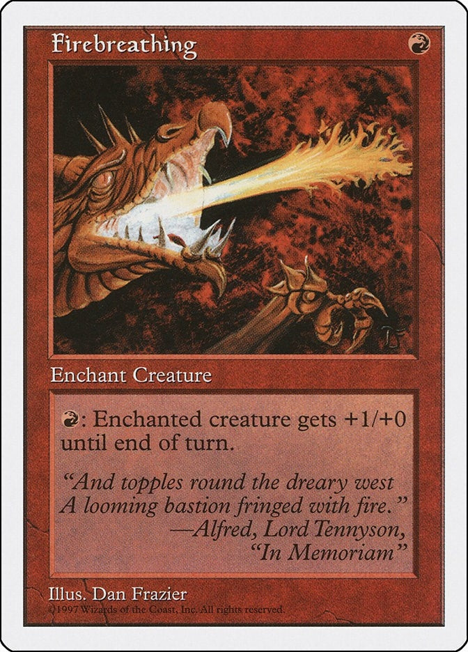 Image for Firebreathing (Fifth Edition) - Magic: The Gathering