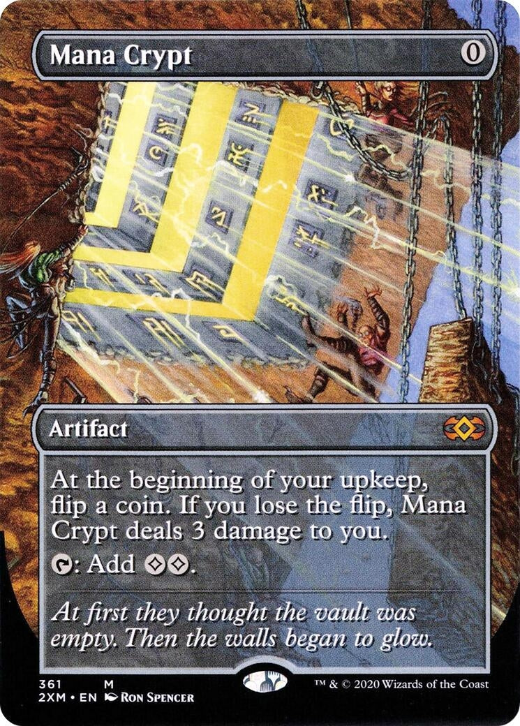 Image for Mana Crypt (Borderless) (Double Masters) (361) - Magic: The Gathering