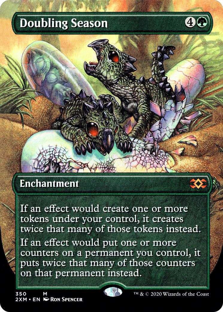 Image for Doubling Season (Borderless) (Double Masters) (350) - Magic: The Gathering