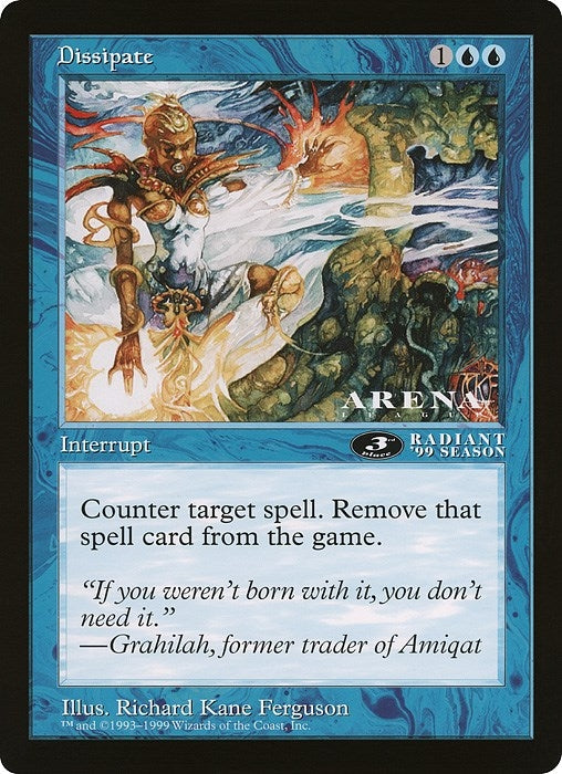 Image for Dissipate (3rd Place) (Arena League) (Oversize Cards) - Magic: The Gathering