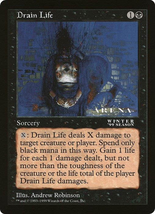 Image for Drain Life (Arena League) (Oversize Cards) - Magic: The Gathering