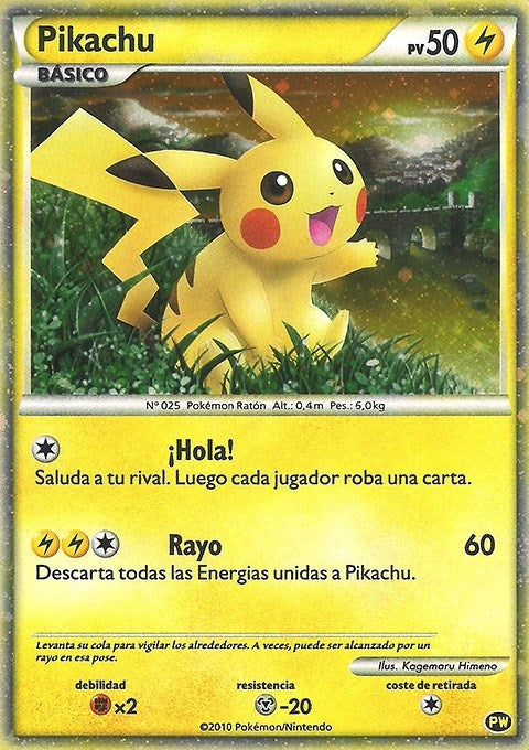 Image for Pikachu (Spanish) (Pikachu World Collection Promos) (PW 4) - Pokemon