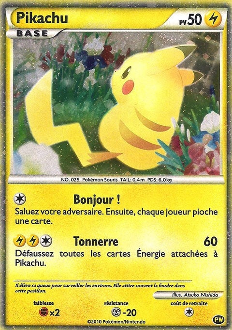 Image for Pikachu (French) (Pikachu World Collection Promos) (PW 7) - Pokemon