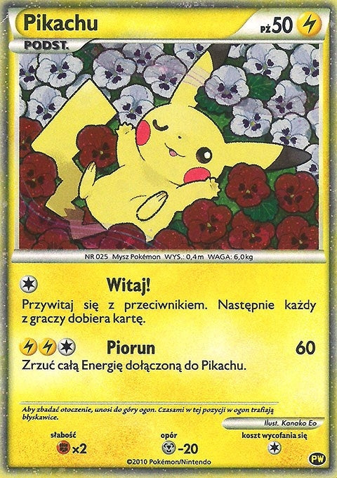 Image for Pikachu (Polish) (Pikachu World Collection Promos) (PW 8) - Pokemon