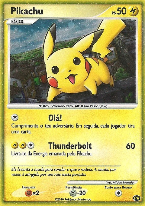 Image for Pikachu (Portuguese) (Pikachu World Collection Promos) (PW 9) - Pokemon