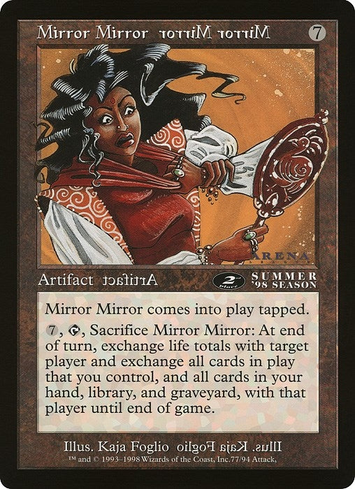 Image for Mirror Mirror (2nd Place) (Arena League) (Oversize Cards) (77) - Magic: The Gathering
