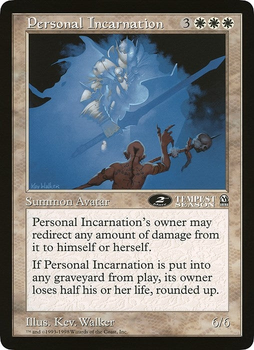 Image for Personal Incarnation (2nd Place) (Arena League) (Oversize Cards) - Magic: The Gathering