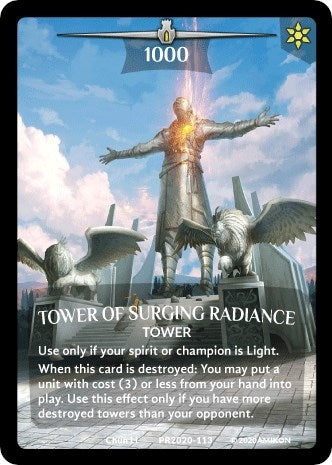 Image for Tower of Surging Radiance (Full Art) (Argent Saga Promos) (PR2020-113) - Argent Saga TCG