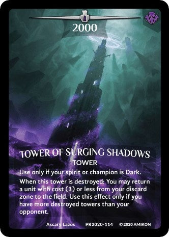 Image for Tower of Surging Shadows (Full Art) (Argent Saga Promos) (PR2020-114) - Argent Saga TCG