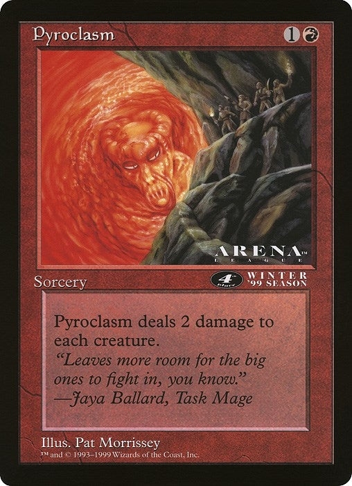 Image for Pyroclasm (4th Place) (Arena League) (Oversize Cards) - Magic: The Gathering