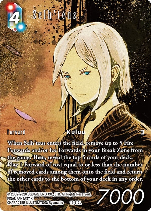 Image for Selh'teus (Full Art) (Opus XII) (12-112L) - Final Fantasy TCG