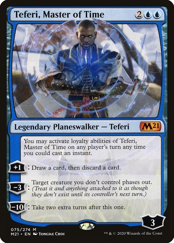 Image for Teferi, Master of Time (Core Set 2021) (75) - Magic: The Gathering