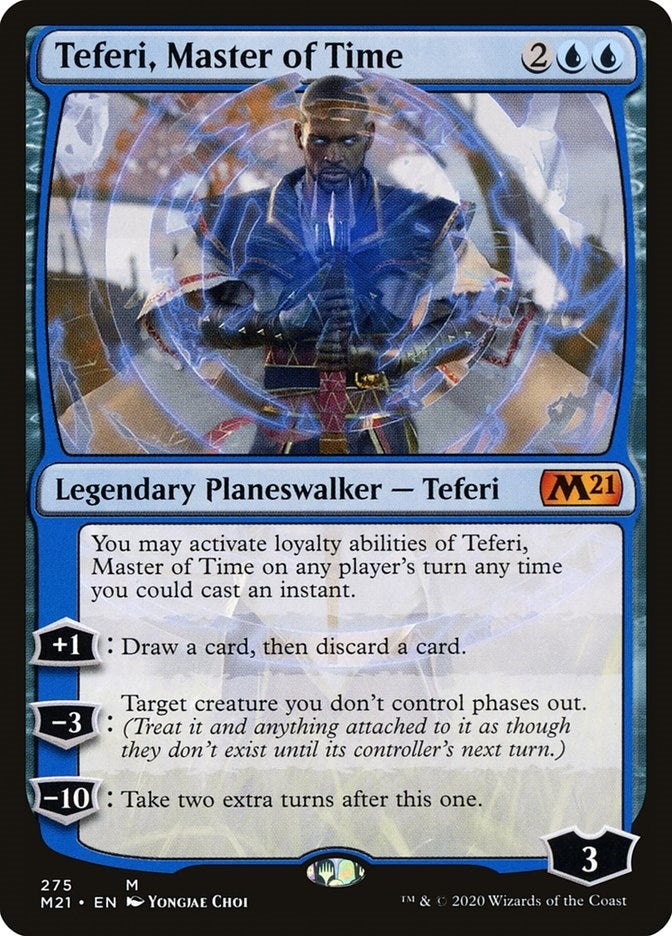 Image for Teferi, Master of Time (275) (Core Set 2021) (275) - Magic: The Gathering