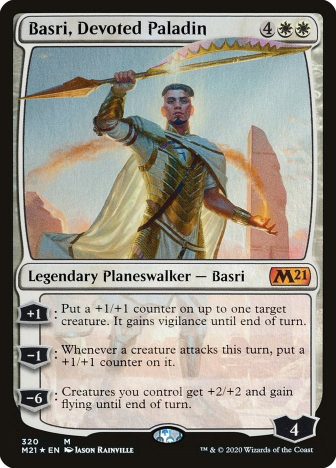 Image for Basri, Devoted Paladin (Core Set 2021) (320) - Magic: The Gathering