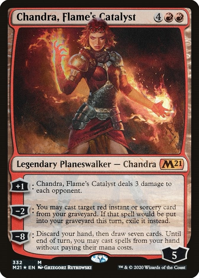 Image for Chandra, Flame's Catalyst (Core Set 2021) (332) - Magic: The Gathering