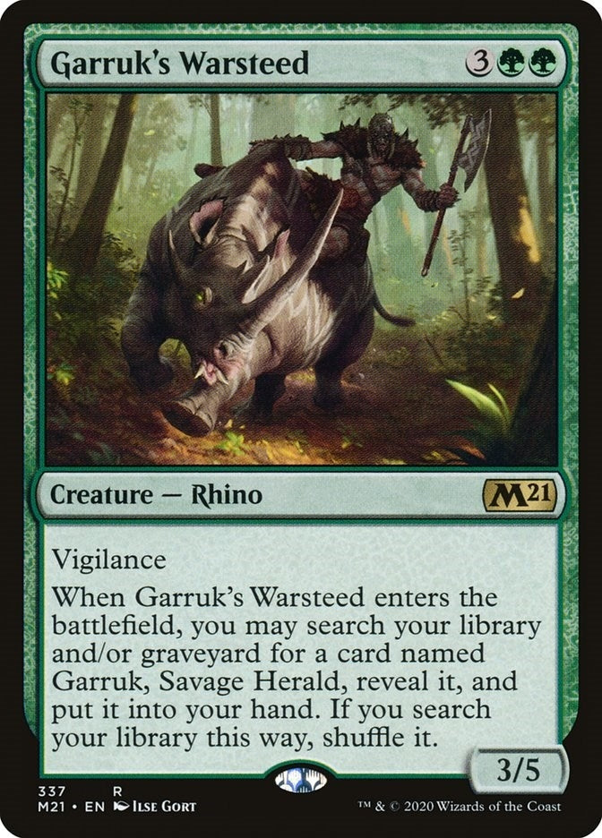 Image for Garruk's Warsteed (Core Set 2021) (337) - Magic: The Gathering