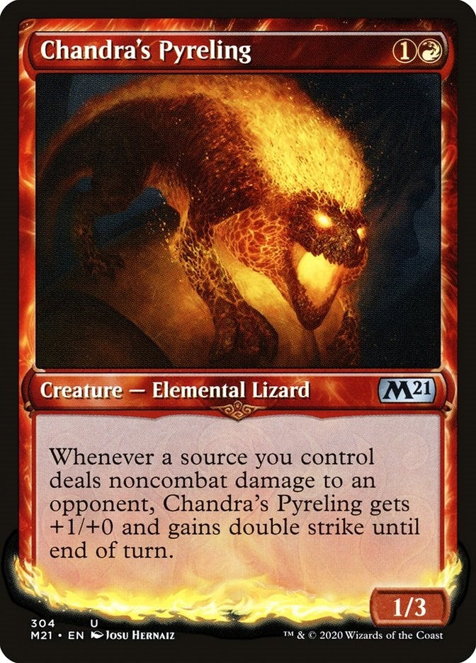 Image for Chandra's Pyreling (Showcase) (Core Set 2021) (304) - Magic: The Gathering