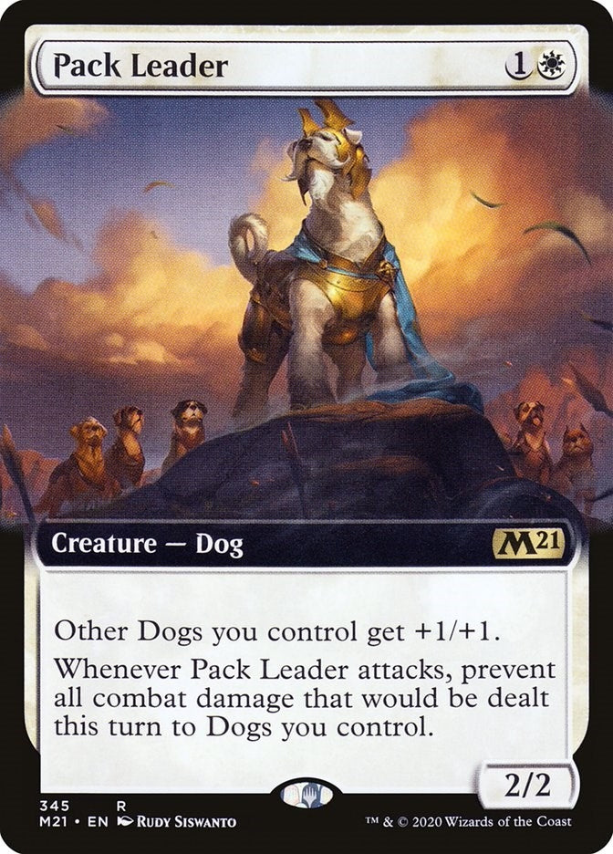 Image for Pack Leader (Extended Art) (Core Set 2021) (345) - Magic: The Gathering