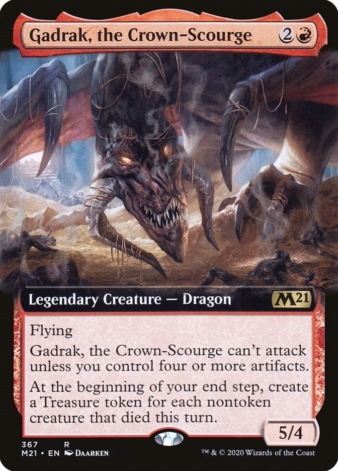 Image for Gadrak, the Crown-Scourge (Extended Art) (Core Set 2021) (367) - Magic: The Gathering