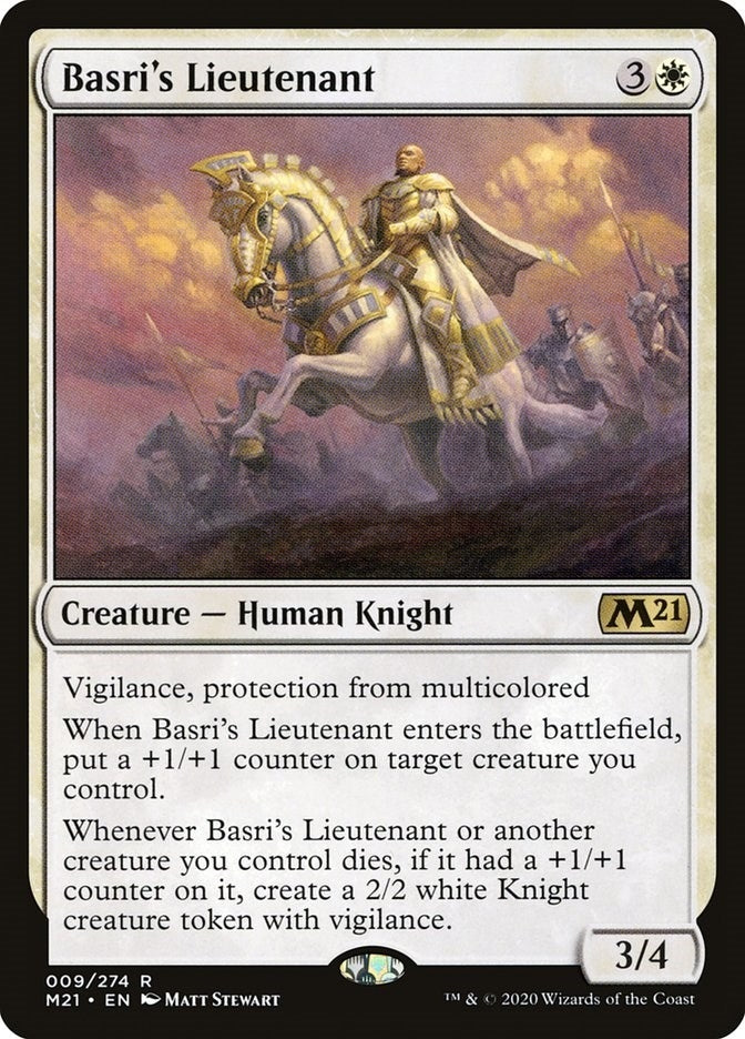Image for Basri's Lieutenant (Core Set 2021) (9) - Magic: The Gathering