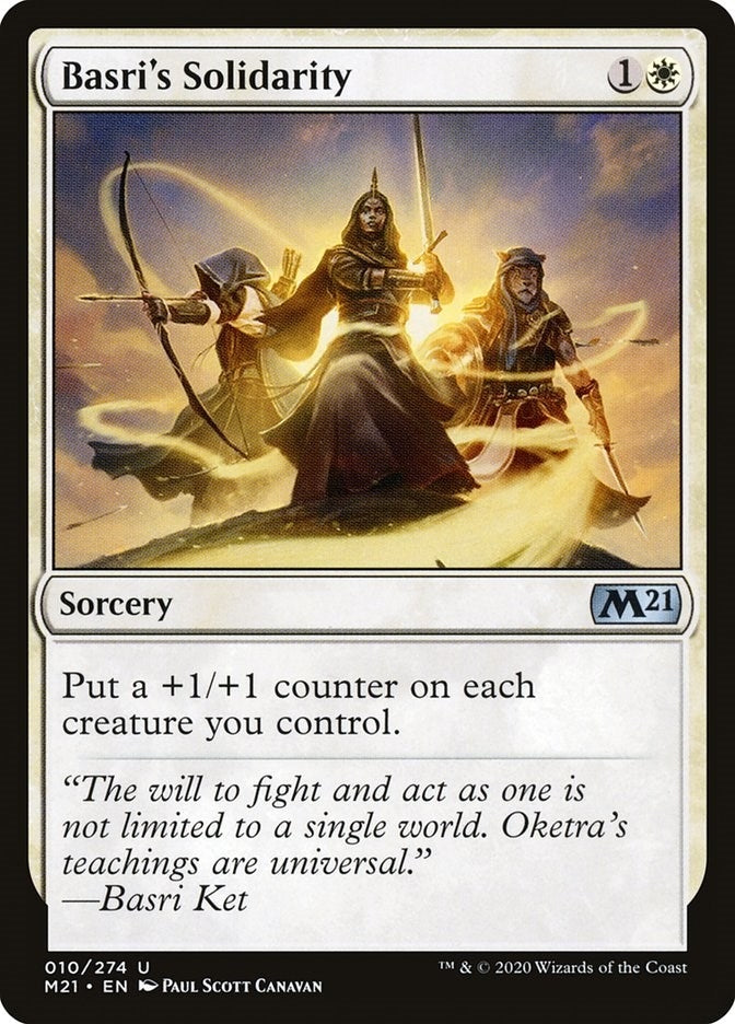 Image for Basri's Solidarity (Core Set 2021) (10) - Magic: The Gathering