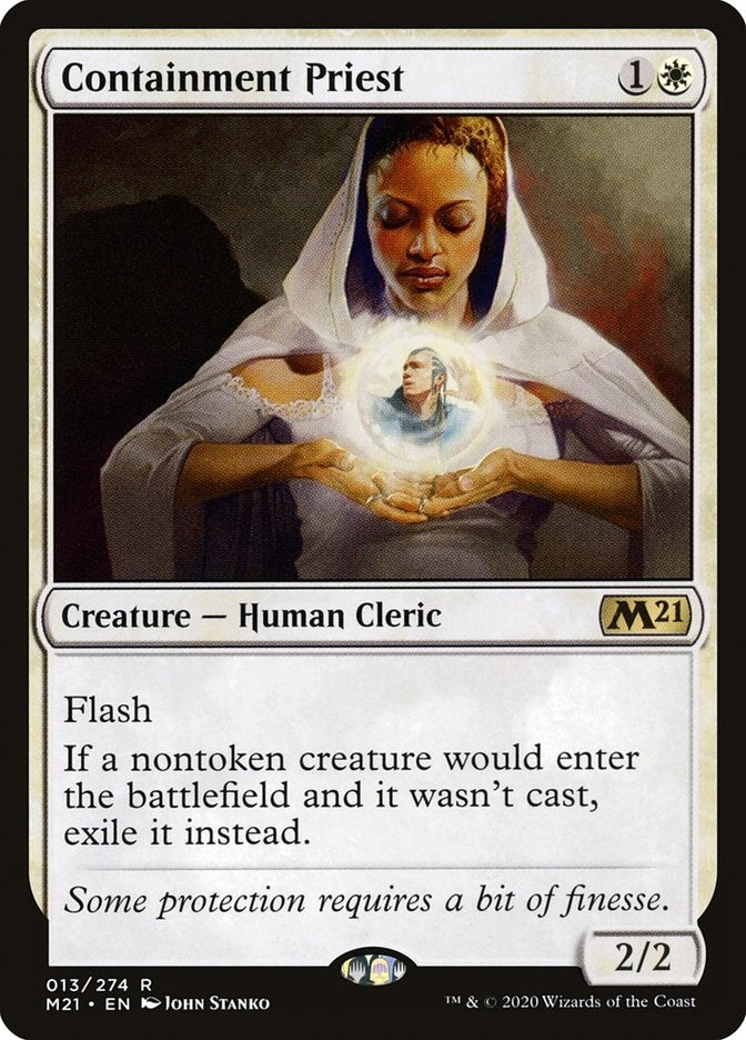 Image for Containment Priest (Core Set 2021) (13) - Magic: The Gathering