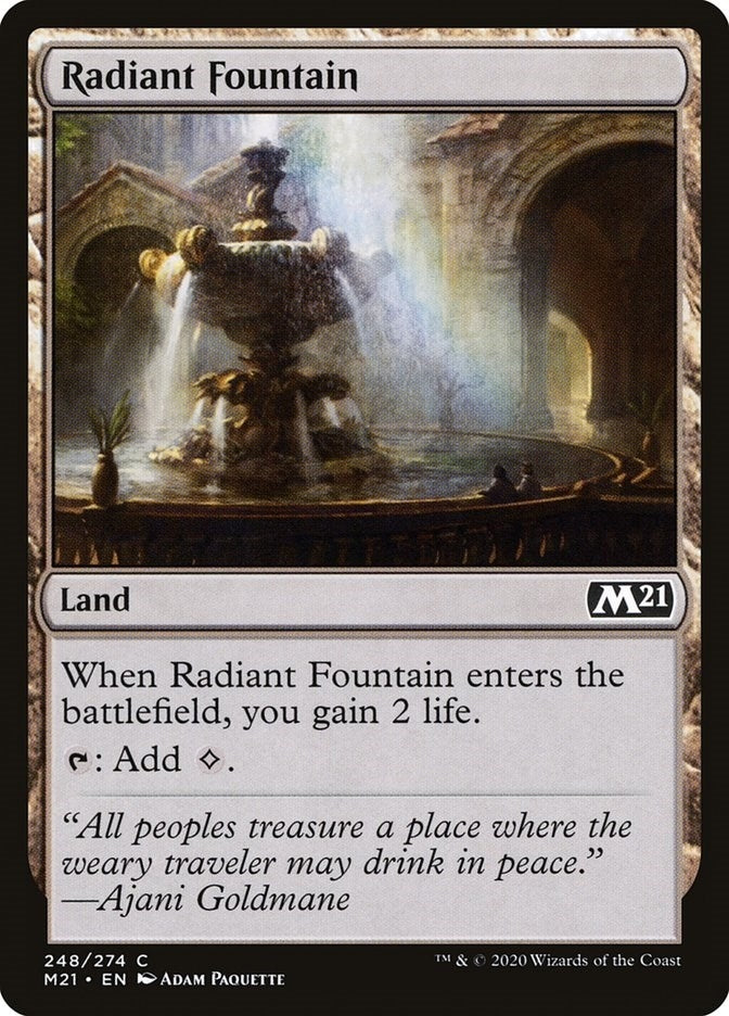 Image for Radiant Fountain (Core Set 2021) (248) - Magic: The Gathering