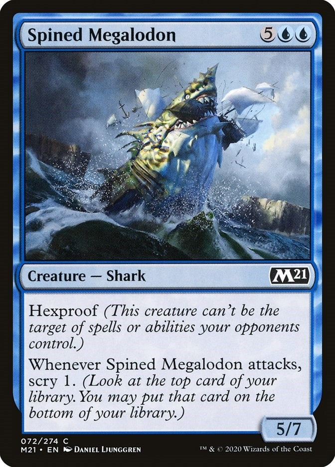 Image for Spined Megalodon (Core Set 2021) (72) - Magic: The Gathering