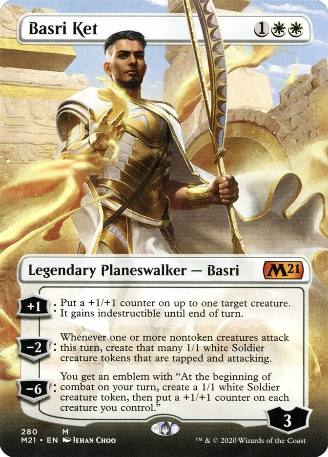 Image for Basri Ket (Borderless) (Core Set 2021) (280) - Magic: The Gathering