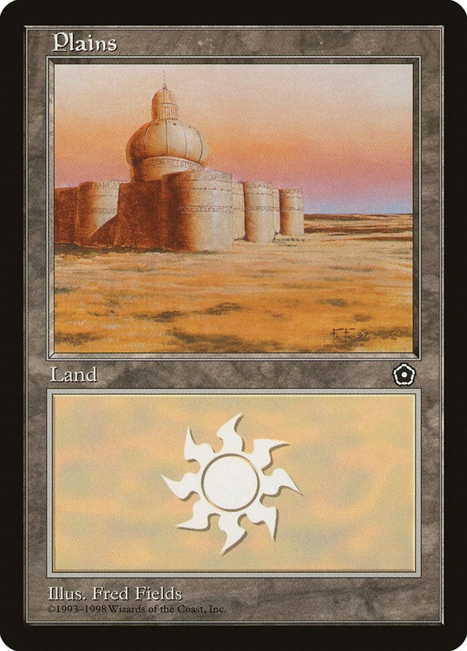 Image for Plains (161) (Portal Second Age) (161) - Magic: The Gathering