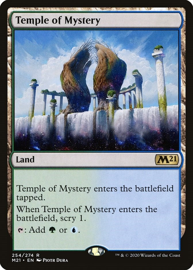 Image for Temple of Mystery (Core Set 2021) (254) - Magic: The Gathering