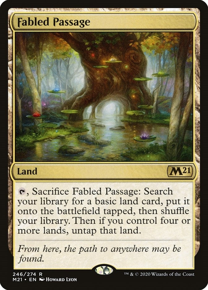 Image for Fabled Passage (Core Set 2021) (246) - Magic: The Gathering