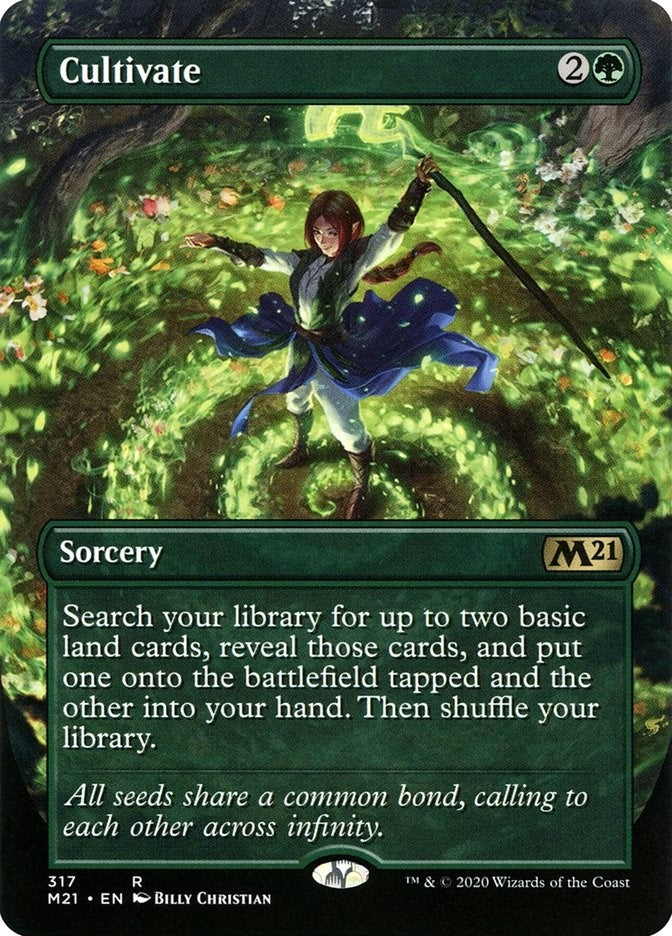 Image for Cultivate (Alternate Art) (Core Set 2021) (317) - Magic: The Gathering