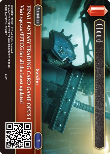Image for Cloud - A-001 (FF: Promo Cards) (A-001) - Final Fantasy TCG
