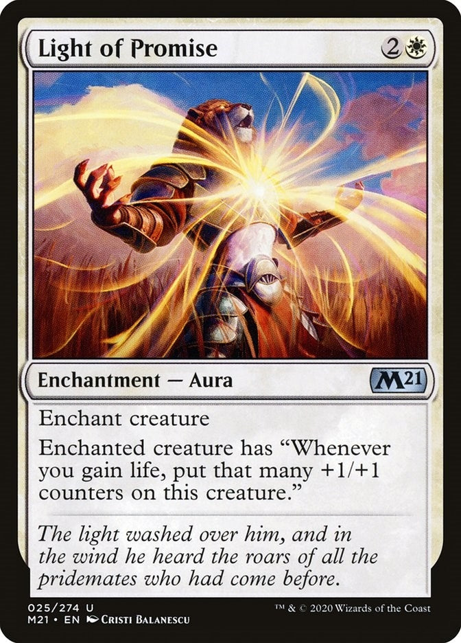 Image for Light of Promise (Core Set 2021) (25) - Magic: The Gathering