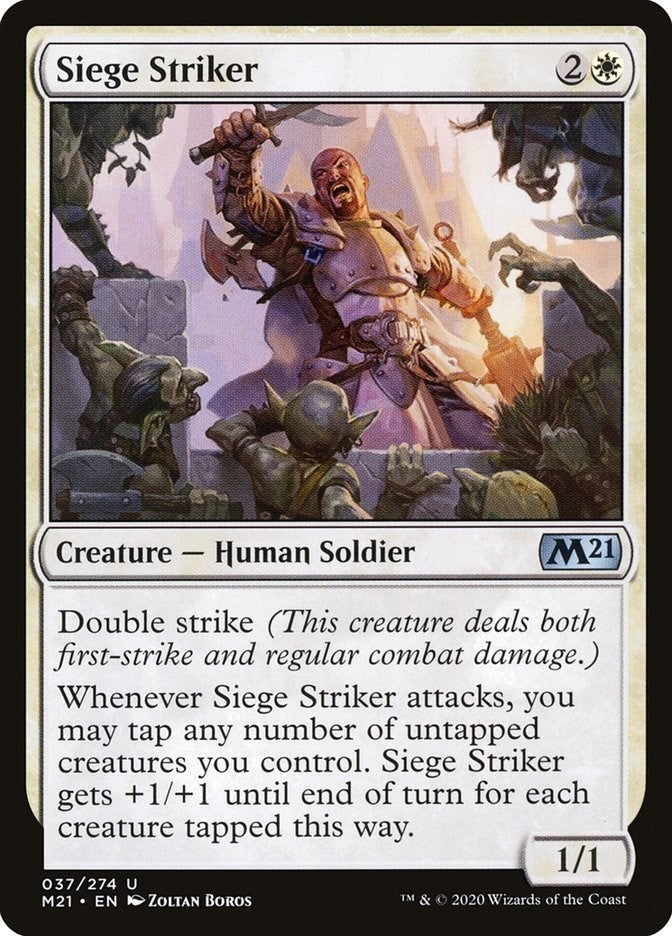 Image for Siege Striker (Core Set 2021) (37) - Magic: The Gathering