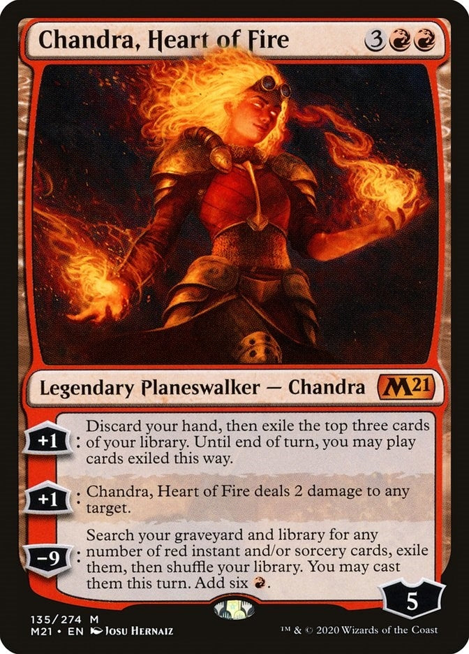 Image for Chandra, Heart of Fire (Core Set 2021) (135) - Magic: The Gathering