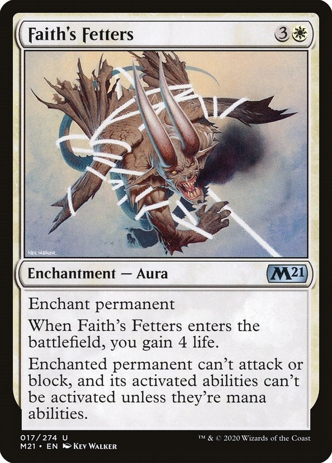 Image for Faith's Fetters (Core Set 2021) (17) - Magic: The Gathering