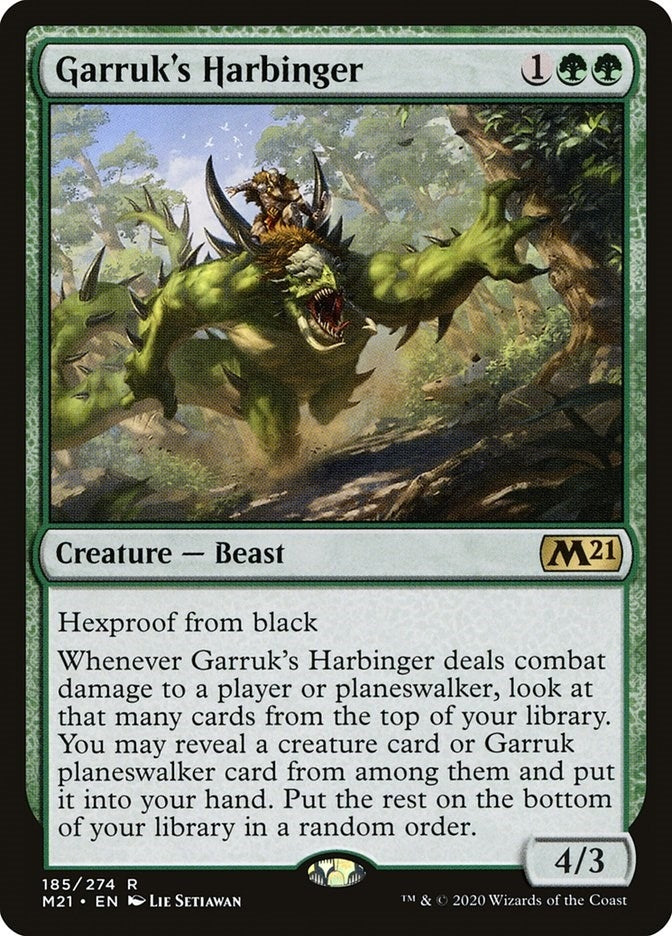 Image for Garruk's Harbinger (Core Set 2021) (185) - Magic: The Gathering