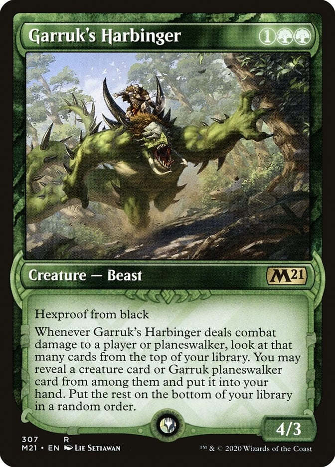 Image for Garruk's Harbinger (Showcase) (Core Set 2021) (307) - Magic: The Gathering