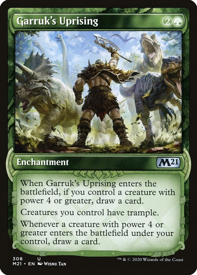 Image for Garruk's Uprising (Showcase) (Core Set 2021) (308) - Magic: The Gathering