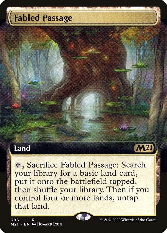 Image for Fabled Passage (Extended Art) (Core Set 2021) (386) - Magic: The Gathering