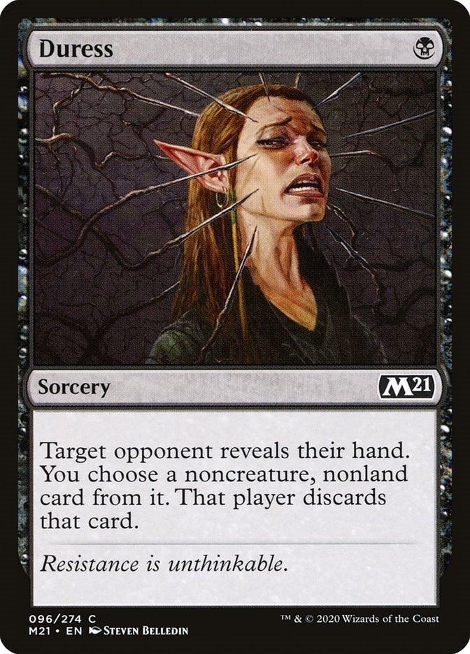 Image for Duress (Core Set 2021) (96) - Magic: The Gathering